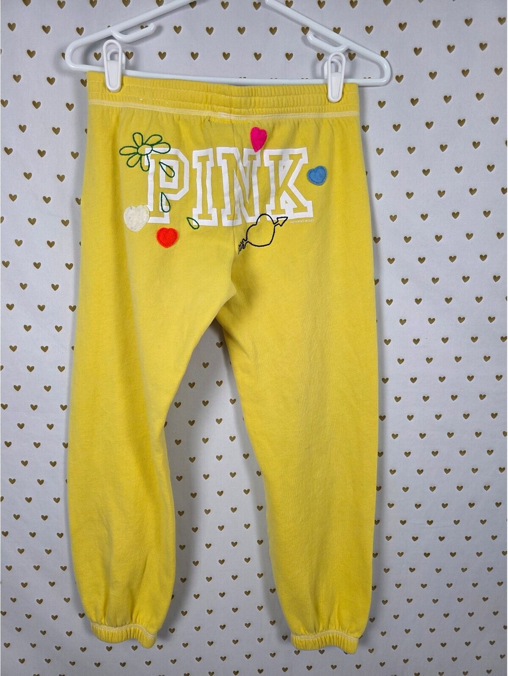 Victorias Secret PINK Vintage Y2k Peace Sweats Joggers Sweatpants XS